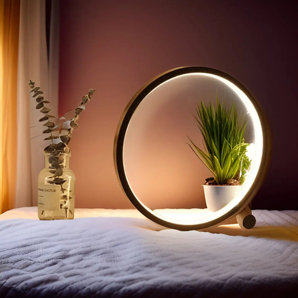 Halo Glo Table Lamp: Elegant LED Lighting With Touch Control Kalsten