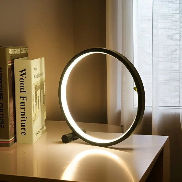 Kalsten | Halo Glo Table Lamp: Elegant LED Lighting With Touch Control