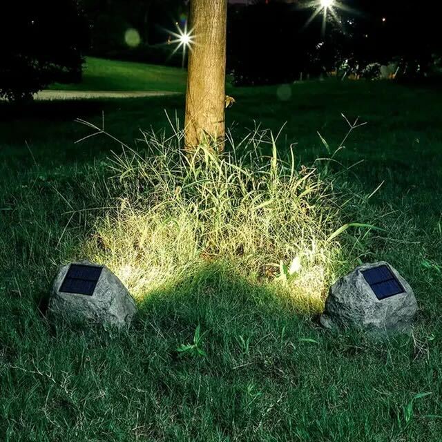 Rocky Glow - Elegant Solar Lamp for Outdoors | Kalsten