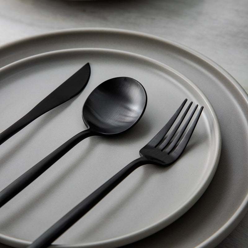 Minimalist Luxury Cutlery Set – 20 pieces, Titanium & Stainless Steel Kalsten
