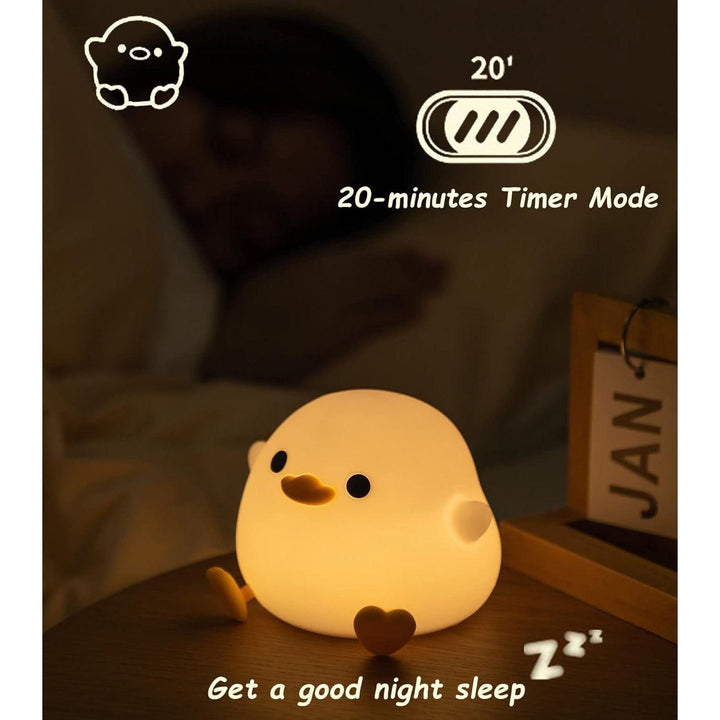 DuckieDream Light - Automatic Duck Silicone Night Light | Kalsten