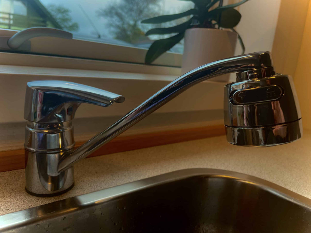 Water-saving attachment made of stainless steel, 360-degree movable and extendable | Kalsten