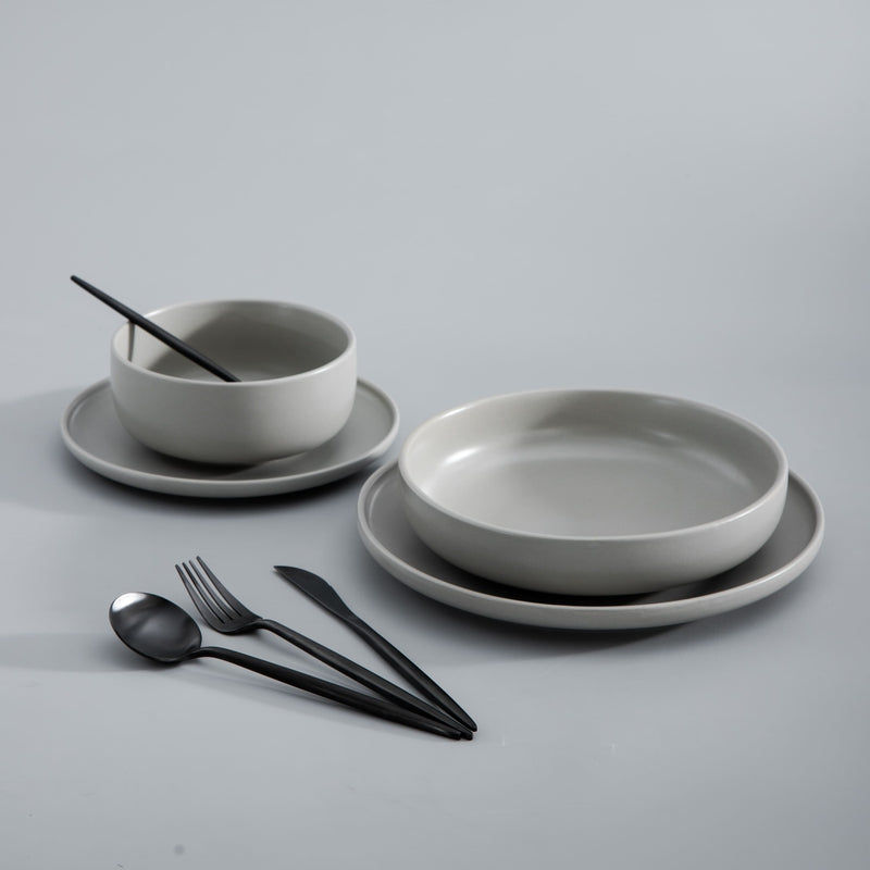 Minimalist Luxury Cutlery Set – 20 pieces, Titanium & Stainless Steel Kalsten