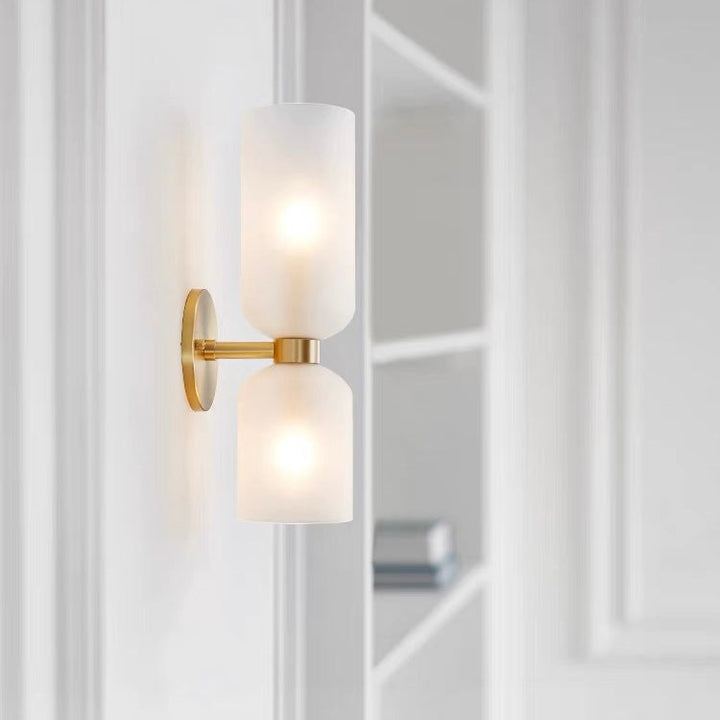 Double Glass Wall Light Fixture Kalsten