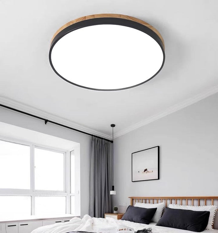 Wood LED Recessed Ceiling Light Kalsten