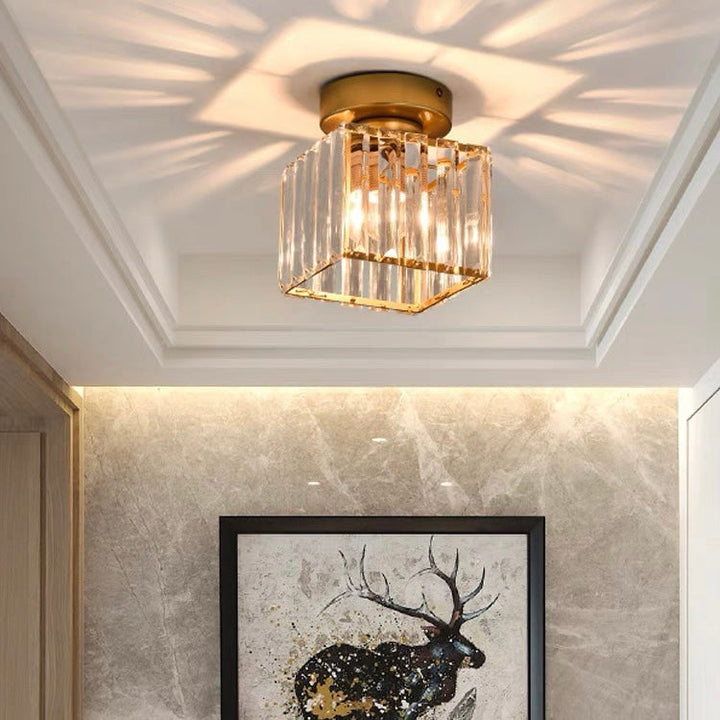 Modern Crystal Ceiling Lamp - CrystalGlow | Kalsten