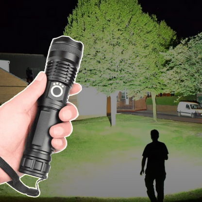 Skanto | Powerful 90000 Lumens LED Flashlight – The Best Flashlight for Any Adventure