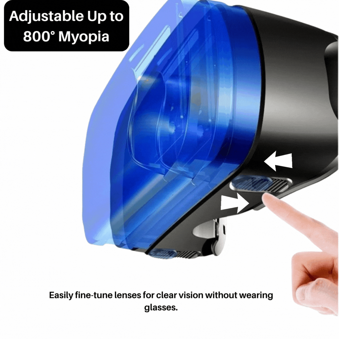 Kalsten | VISIAX – 3D VR glasses with headphones & controller