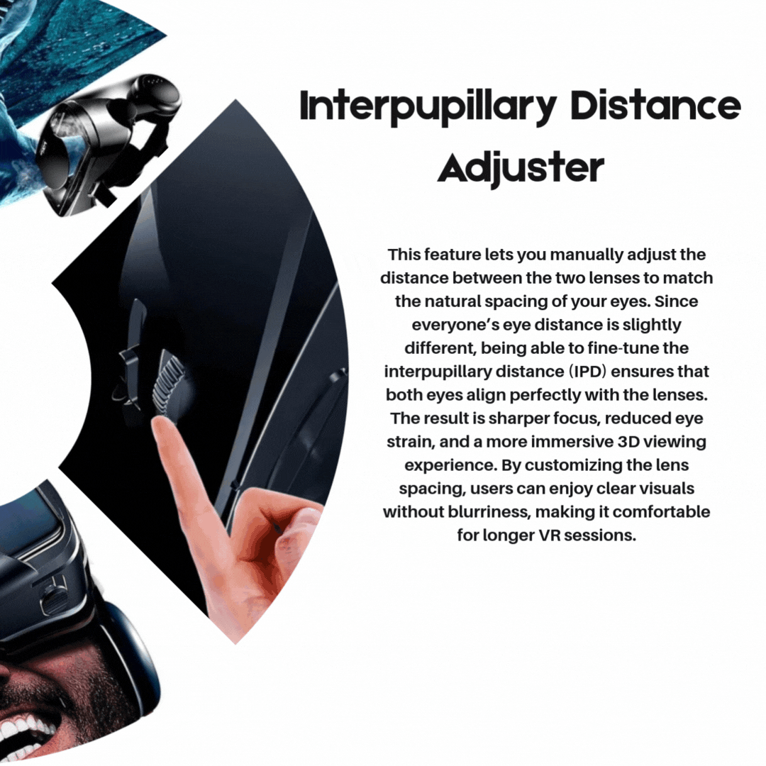 Kalsten | VISIAX – 3D VR glasses with headphones & controller