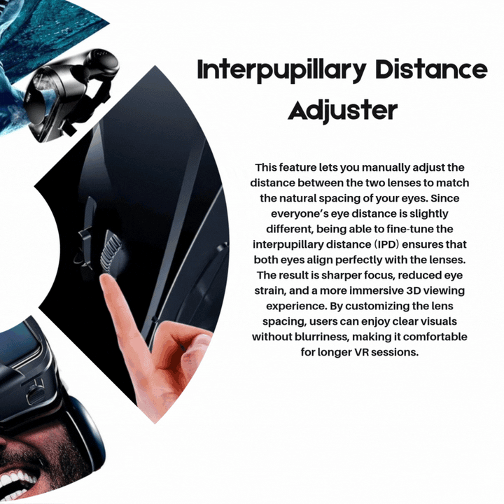 Kalsten | VISIAX – 3D VR glasses with headphones & controller