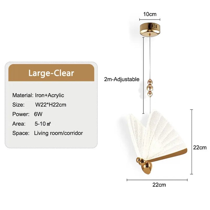 LumeFly – Butterfly LED Pendant Lamp with Warm Light | Kalsten