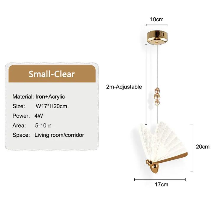 LumeFly – Butterfly LED Pendant Lamp with Warm Light | Kalsten