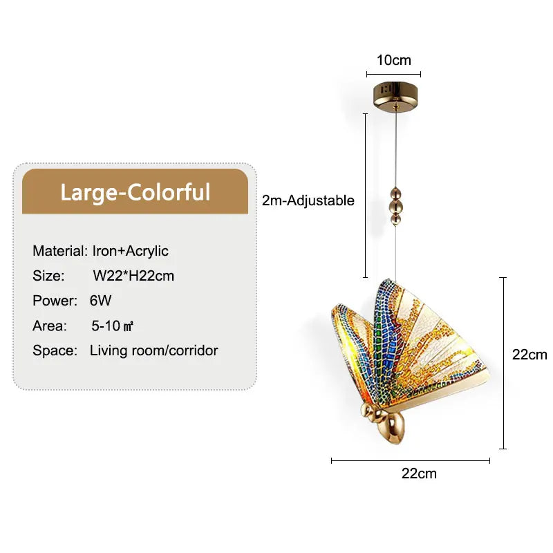 LumeFly – Butterfly LED Pendant Lamp with Warm Light | Kalsten
