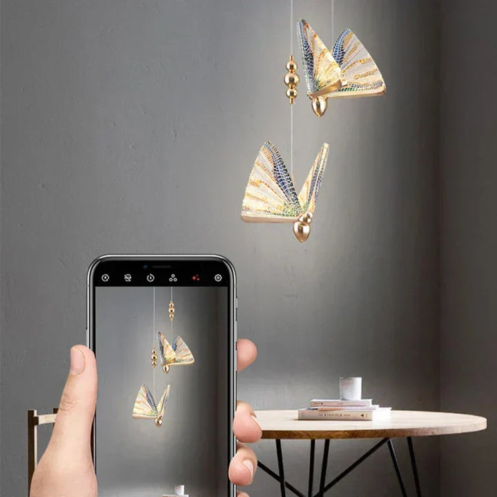 LumeFly – Butterfly LED Pendant Lamp with Warm Light | Kalsten