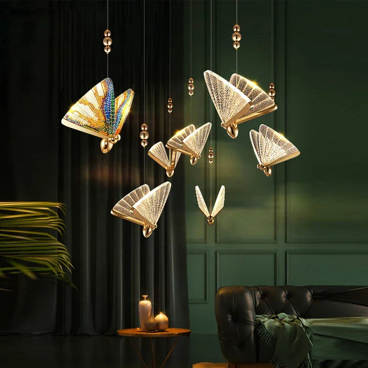 LumeFly – Butterfly LED Pendant Lamp with Warm Light | Kalsten