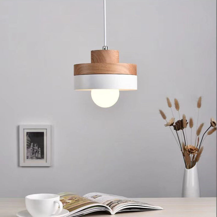Industrial Wood Pendant Light | Kalsten