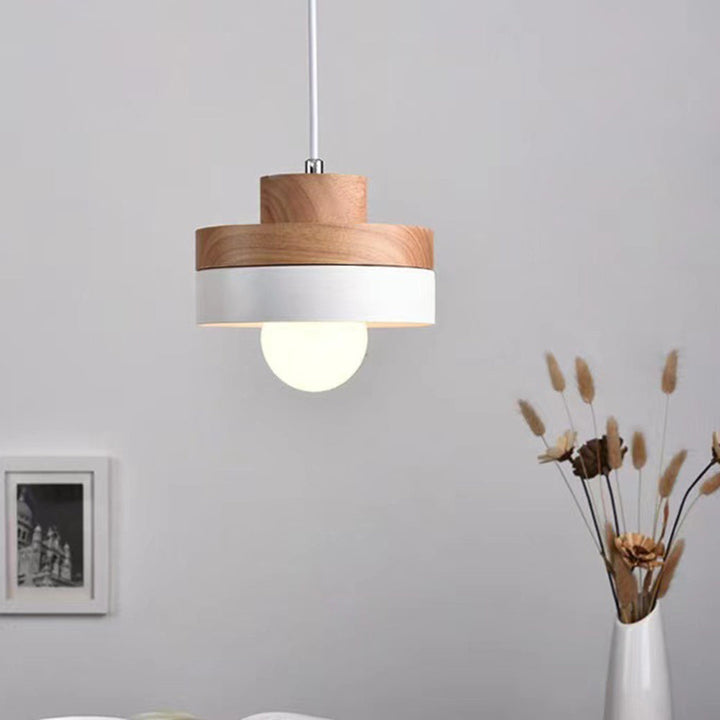 Industrial Wood Pendant Light | Kalsten