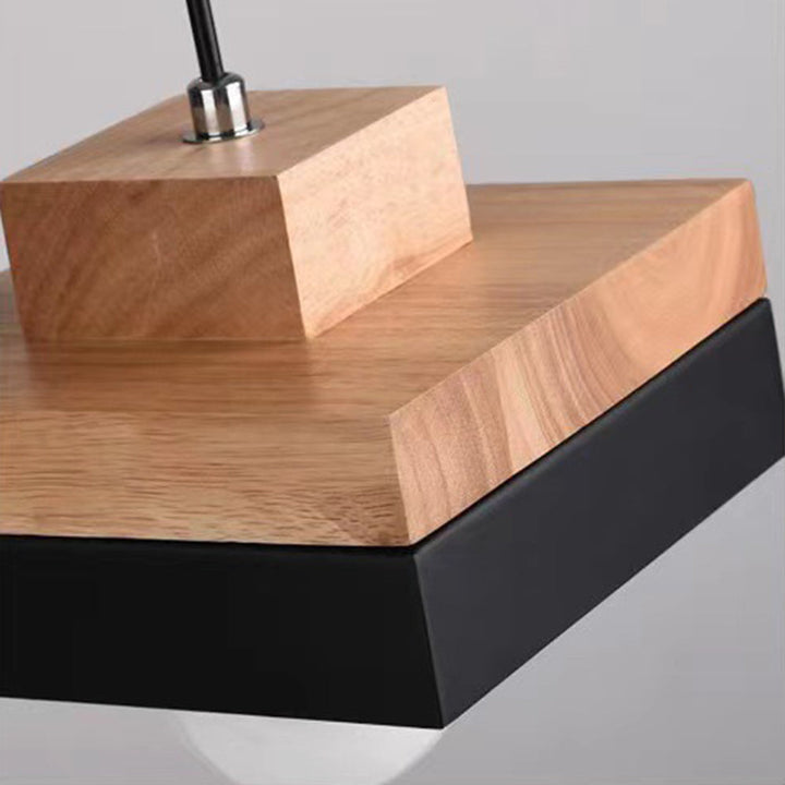 Industrial Wood Pendant Light | Kalsten