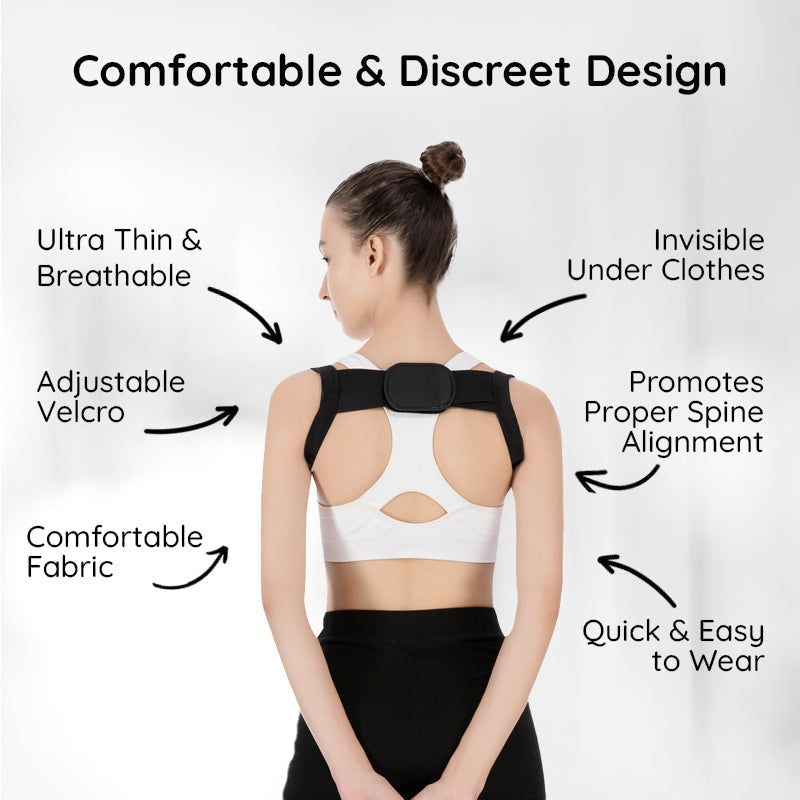 Kalsten | Invisible Back Posture Corrector | Adjustable, Comfortable Design for Improved Posture and Back Support