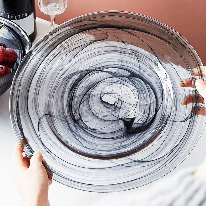 Irregular Glass Salad Bowl | Kalsten