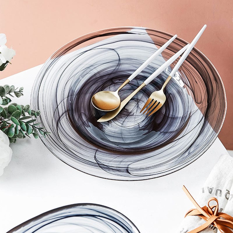 Irregular Glass Salad Bowl | Kalsten