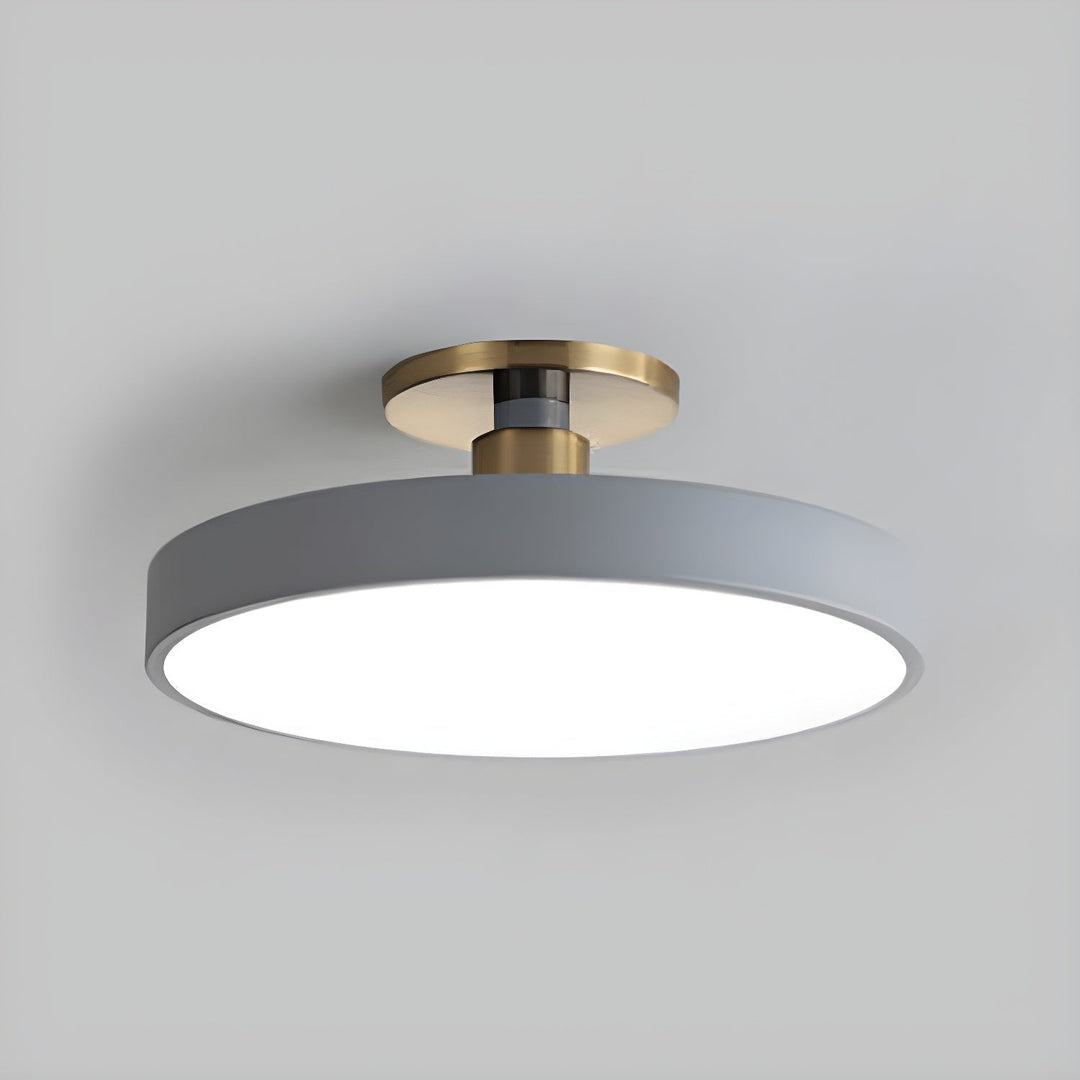 Metal Flush Mount Ceiling Light 11.8 in Warm Ambient Indoor Dining Living Room Office LED | Kalsten
