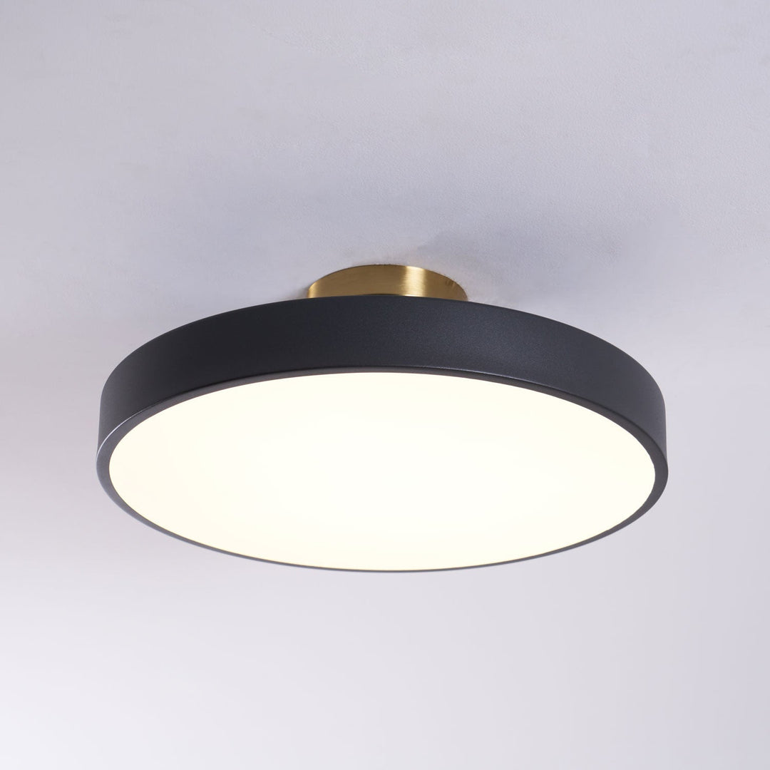 Metal Flush Mount Ceiling Light 11.8 in Warm Ambient Indoor Dining Living Room Office LED | Kalsten