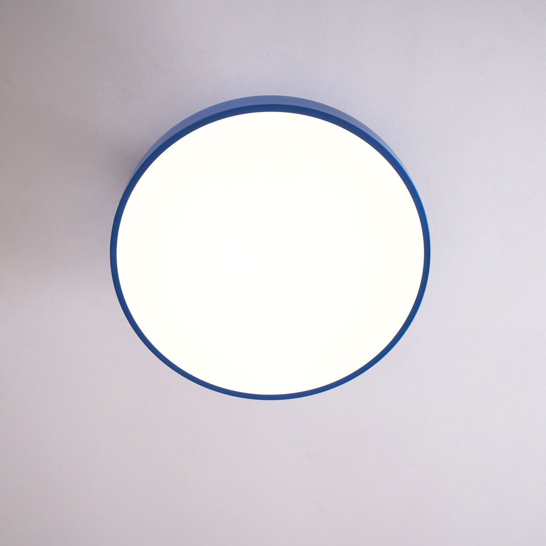 Metal Flush Mount Ceiling Light 11.8 in Warm Ambient Indoor Dining Living Room Office LED | Kalsten