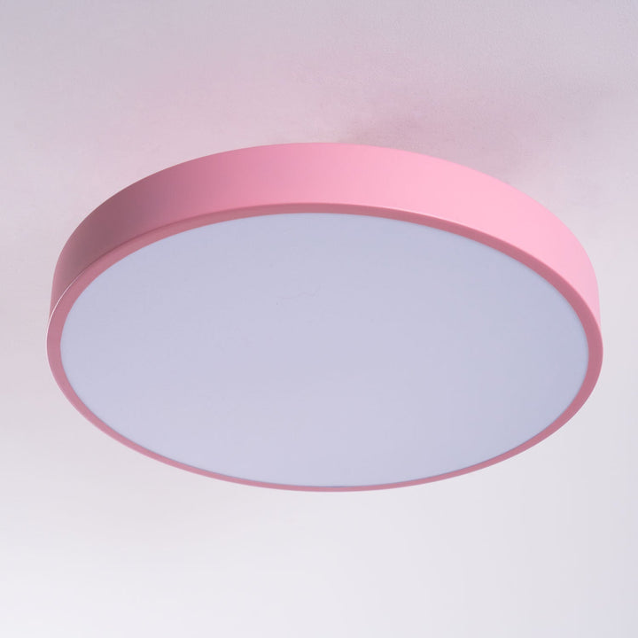 Metal Flush Mount Ceiling Light 11.8 in Warm Ambient Indoor Dining Living Room Office LED | Kalsten