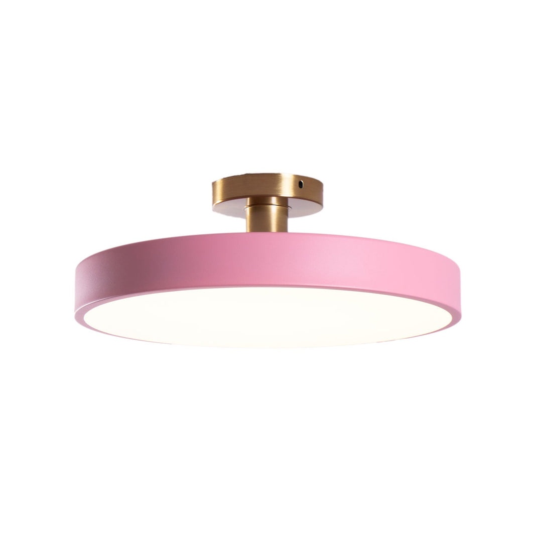 Metal Flush Mount Ceiling Light 11.8 in Warm Ambient Indoor Dining Living Room Office LED | Kalsten