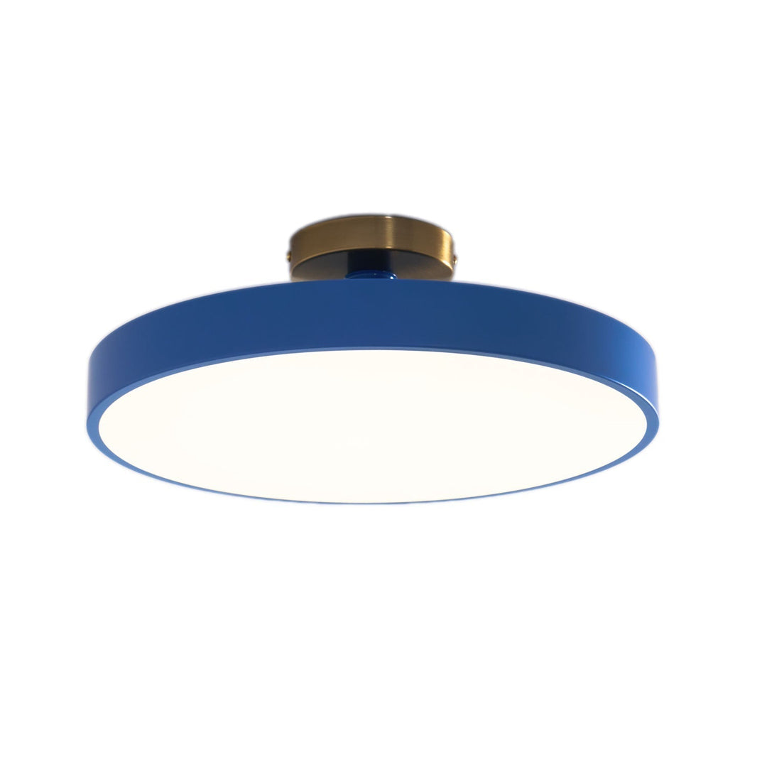 Metal Flush Mount Ceiling Light 11.8 in Warm Ambient Indoor Dining Living Room Office LED | Kalsten