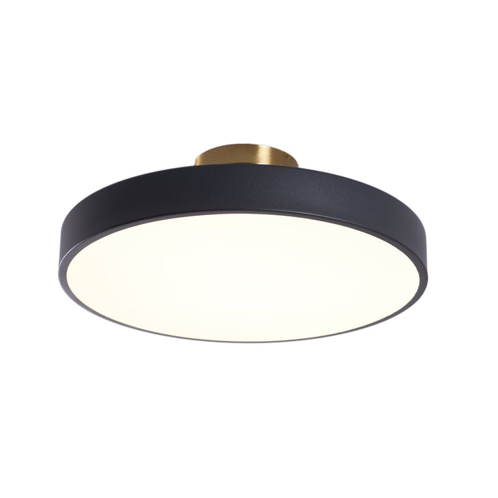 Metal Flush Mount Ceiling Light 11.8 in Warm Ambient Indoor Dining Living Room Office LED | Kalsten