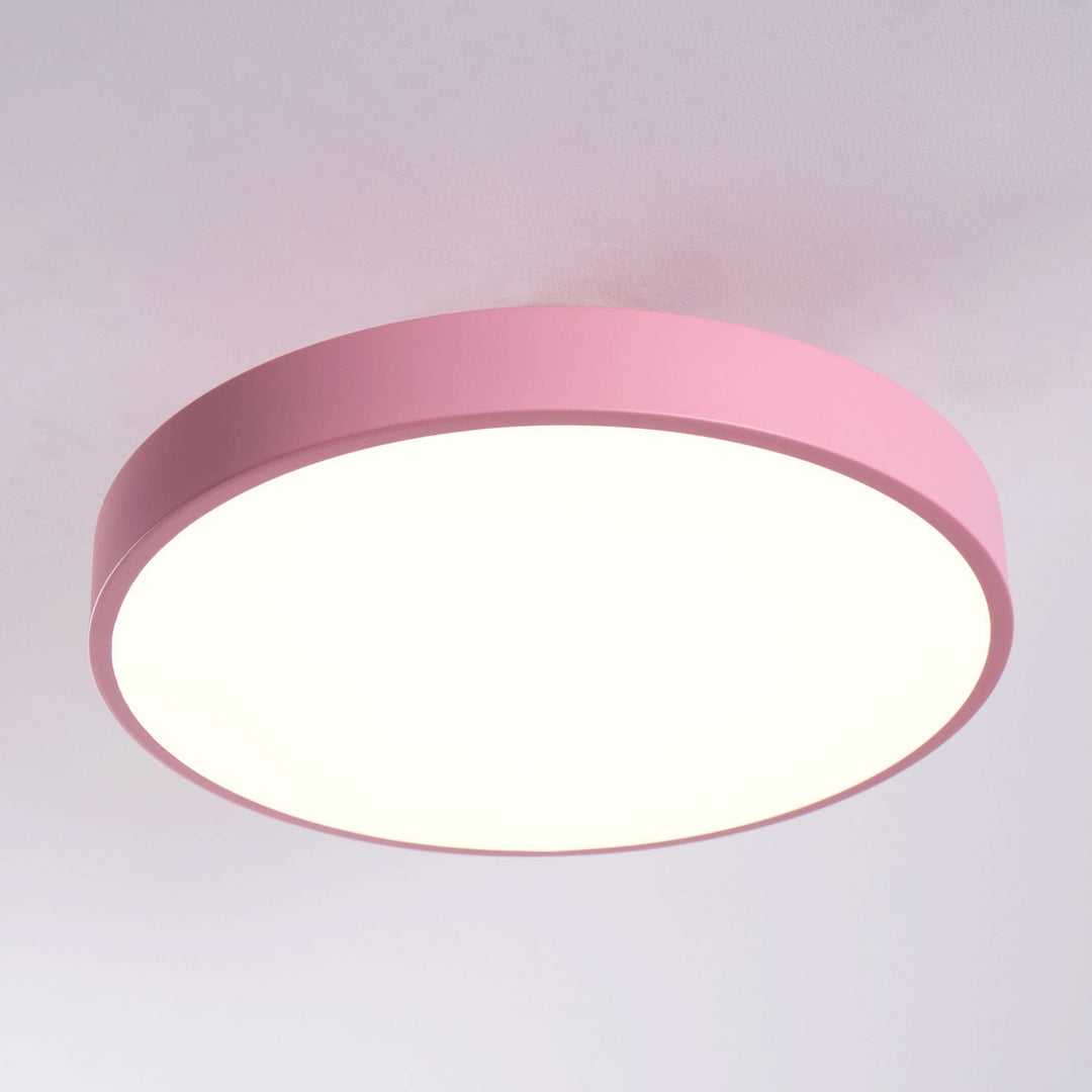 Metal Flush Mount Ceiling Light 11.8 in Warm Ambient Indoor Dining Living Room Office LED | Kalsten