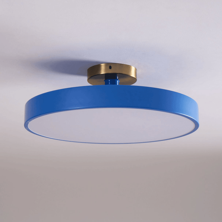Metal Flush Mount Ceiling Light 11.8 in Warm Ambient Indoor Dining Living Room Office LED | Kalsten