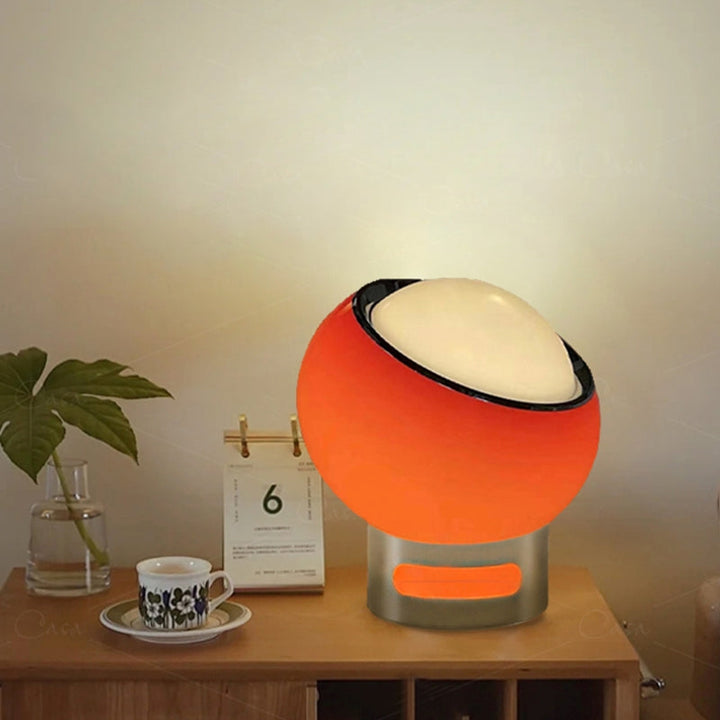 Elegant Bauhaus Table Lamp made of Opal Glass | Kalsten