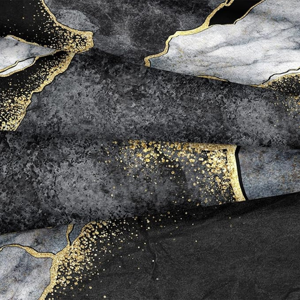 Kalsten | Jade Opulent Gold Accent Duvet Cover Set
