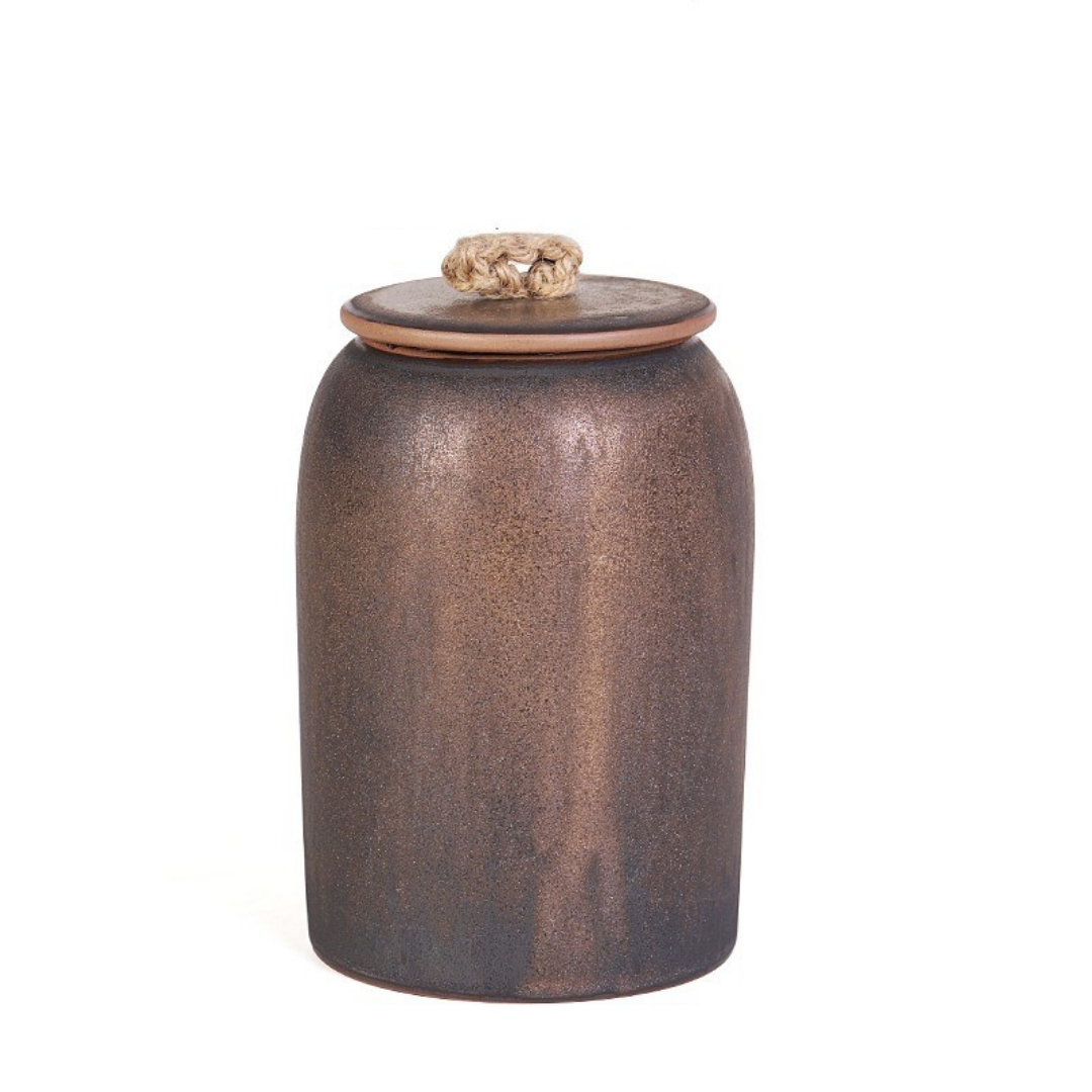Kalsten | Japanese tea canisters made of ceramics, retro stoneware, airtight, Gong-Fu made of ceramics, for candies, tea ceremony accessories