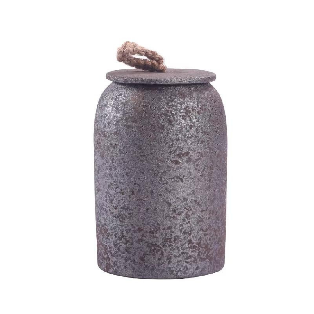 Kalsten | Japanese tea canisters made of ceramics, retro stoneware, airtight, Gong-Fu made of ceramics, for candies, tea ceremony accessories