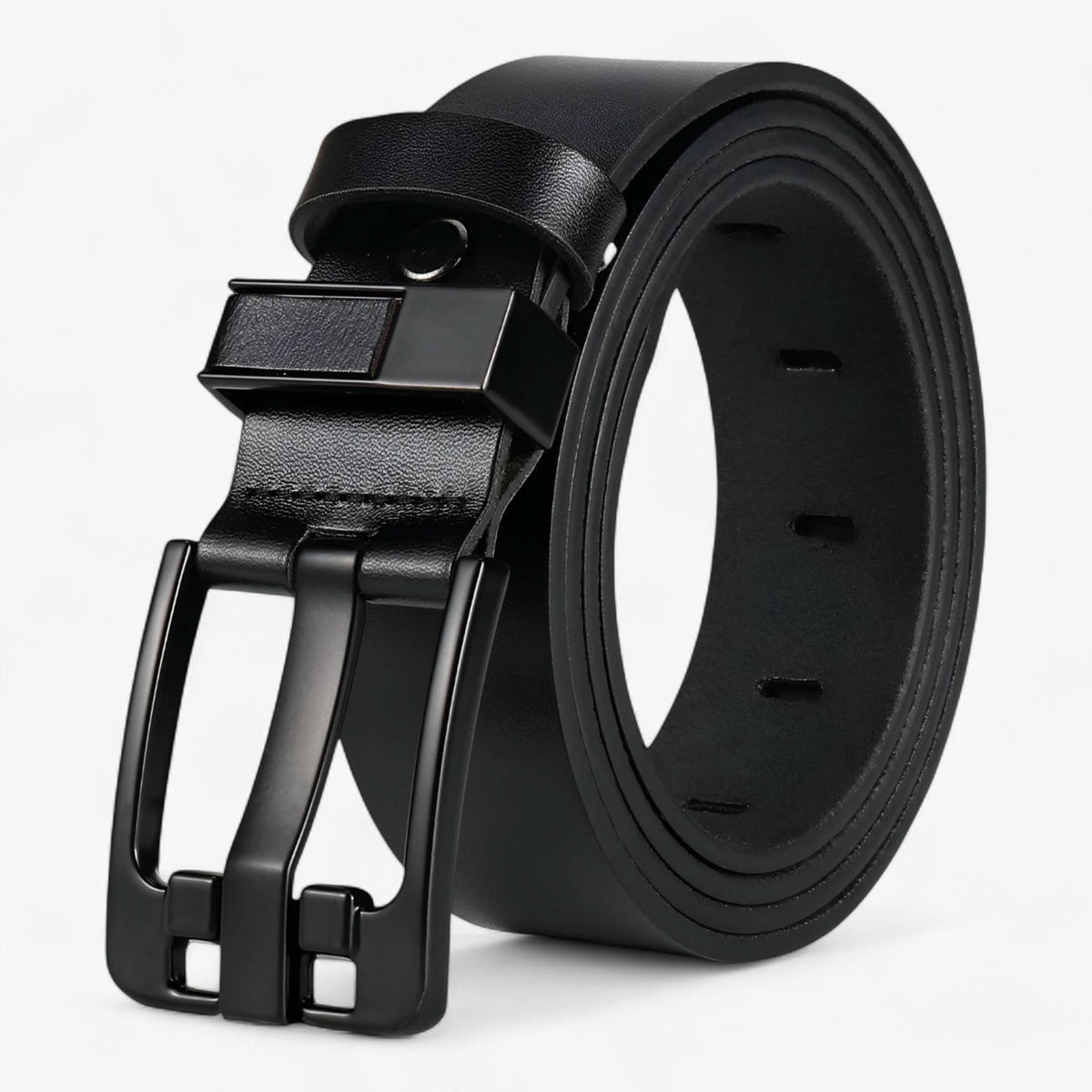 Skanto | Men's Cowhide Leather Belt with Adjustable Buckle for Any Occasion