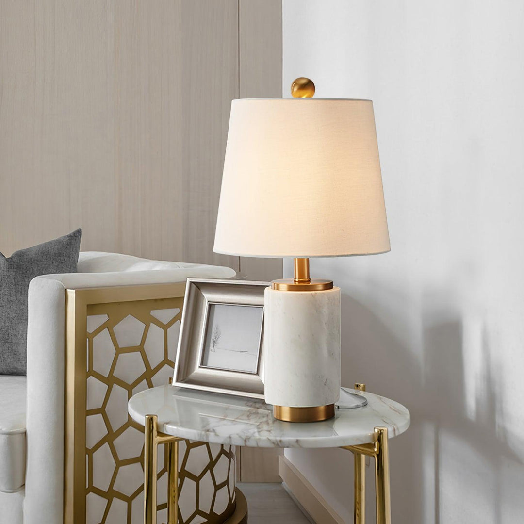 Joan Marble Table Lamp | Kalsten