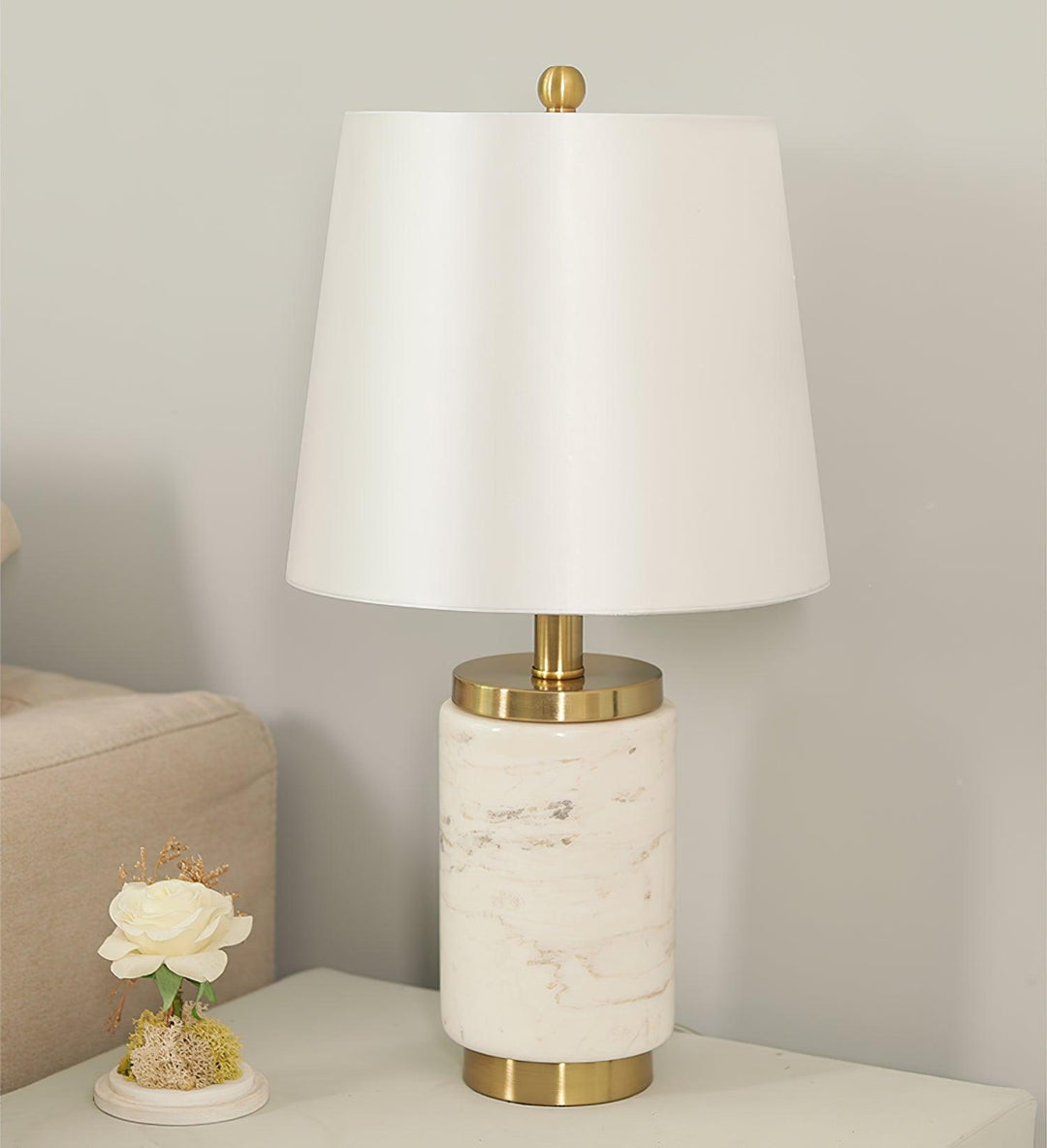 Joan Marble Table Lamp | Kalsten