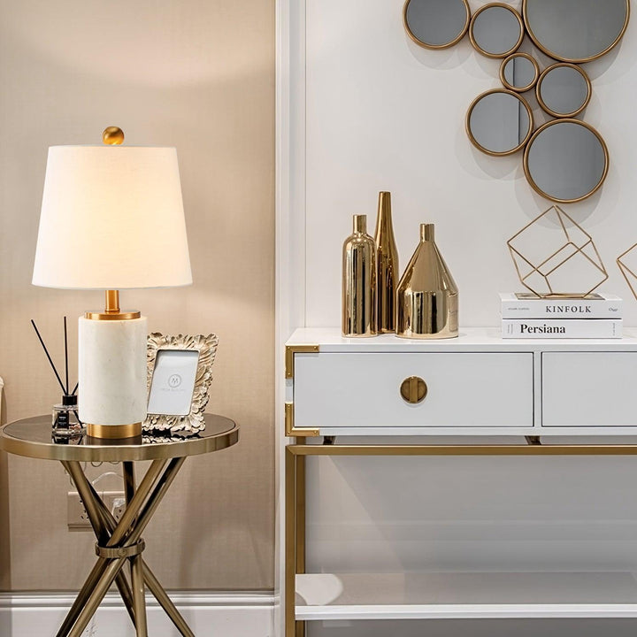 Joan Marble Table Lamp | Kalsten