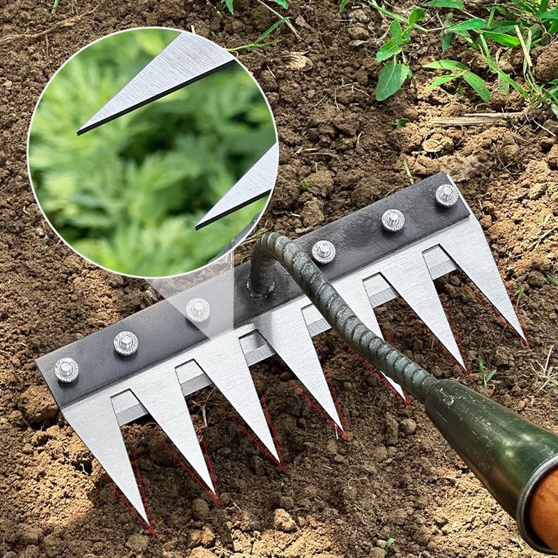 TuinTand Expert – Versatile Hand Rake Made of Carbon Steel for Precision Work | Kalsten
