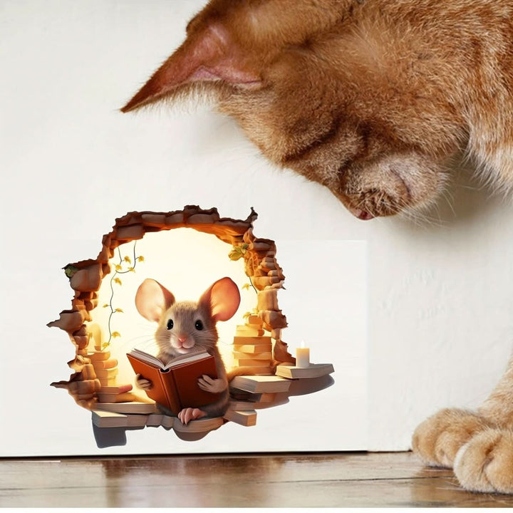 Kalsten | DecoraMice 3D Cartoon Wall Stickers | Adorable Mouse Wall Stickers for Children's Rooms and Living Space Decoration