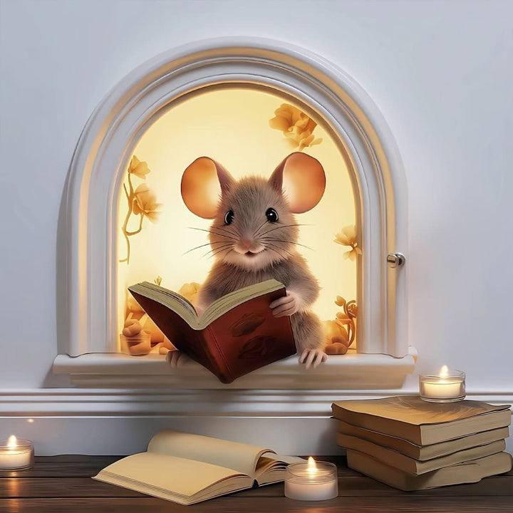 Kalsten | DecoraMice 3D Cartoon Wall Stickers | Adorable Mouse Wall Stickers for Children's Rooms and Living Space Decoration