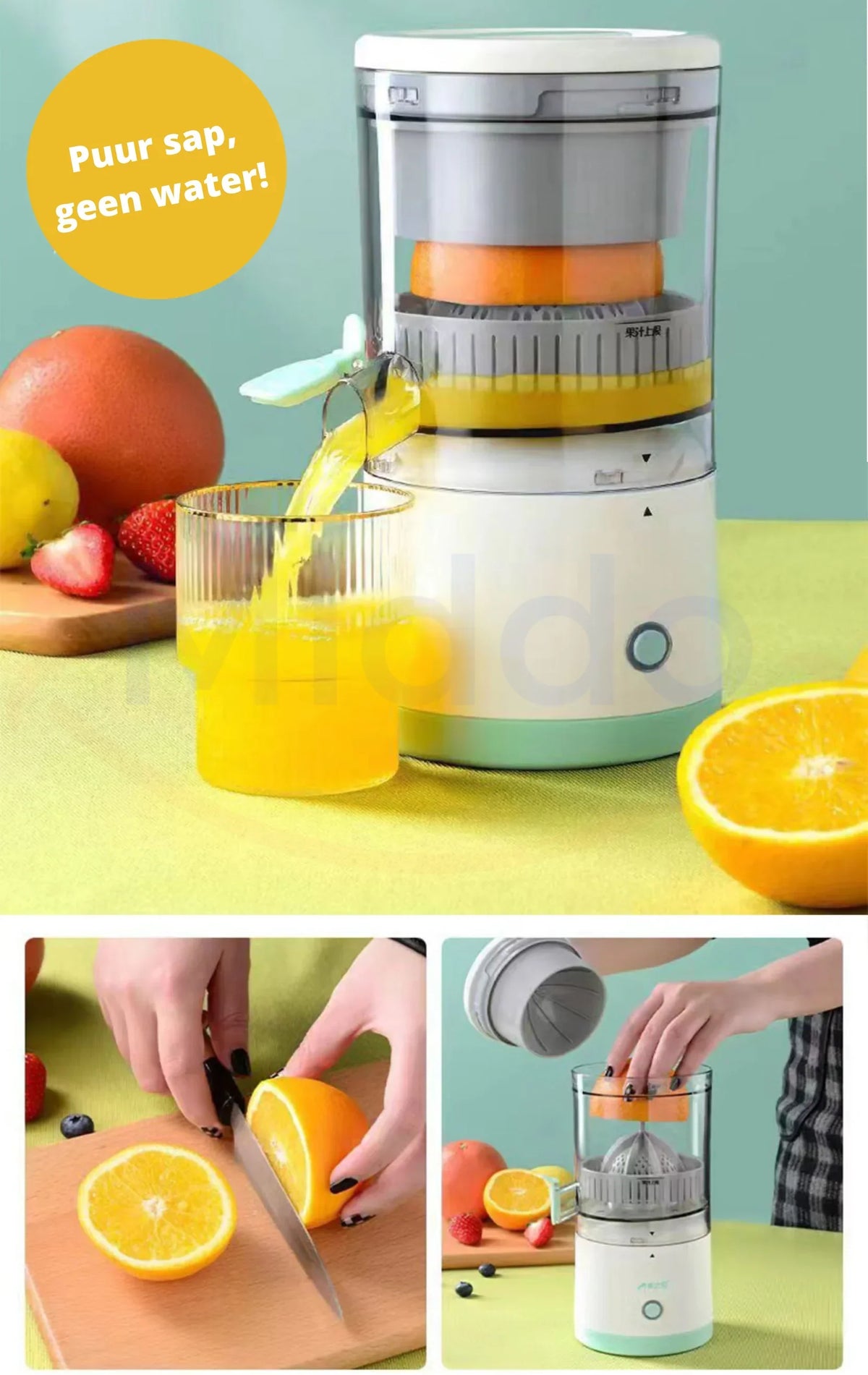 BowLift | Electric citrus juicer with juice collector – For fresh juice in seconds