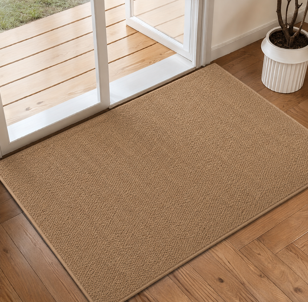 Kalsten | Faux Sisal Doormat | Durable Non-Slip Entryway Rug for Indoor & Outdoor Use