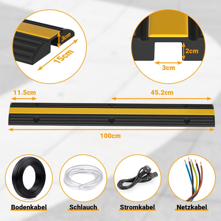 Cable bridge hose bridge 1m 4 pieces | Kalsten