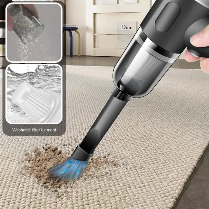 Kalsten | Wireless 3-in-1 Mini Vacuum Cleaner – Vacuuming, Blowing & Brushing in one