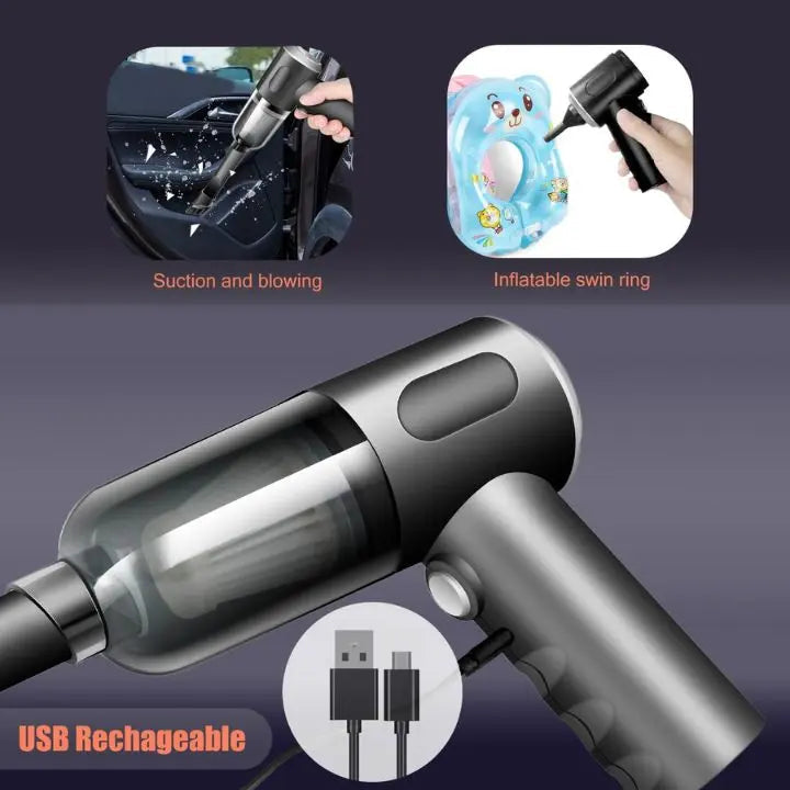 Kalsten | Wireless 3-in-1 Mini Vacuum Cleaner – Vacuuming, Blowing & Brushing in one